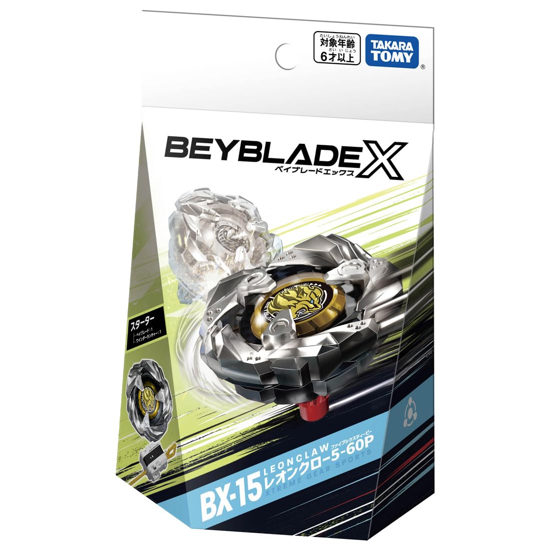 Takara Tomy Beyblade X BX-15 Leonclaw (Claw Leon) 5-60P&nbsp;
